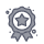 Customer success black and white icon